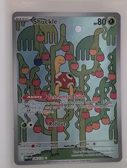 MINT! Shuckle 136/132 - ME01: Mega Evolution Pokemon Illustration Rare Holo - Image 1
