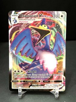 POKEMON TCG CRAMORANT VMAX 055/072 SHINING FATES ULTRA RARE FULL ART HOLO NM - Image 1