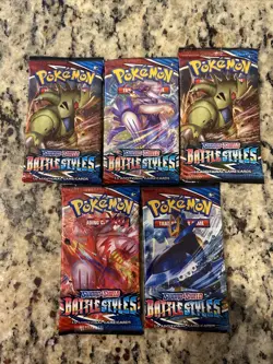 Lot of 5 Pokemon Sword & Shield Battle Styles -Brand New Packs🔥 - Image 1