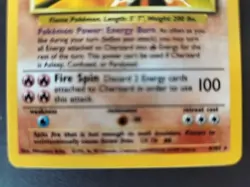 1999 Pokemon Charizard Base Set #4/102 Holo Unlimited Rare BGS 5 - Image 5