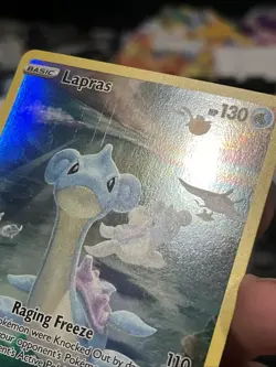 Pokemon Crown Zenith Galarian Gallery Lapras GG05/GG70 Full Art Ultra Rare - Image 4