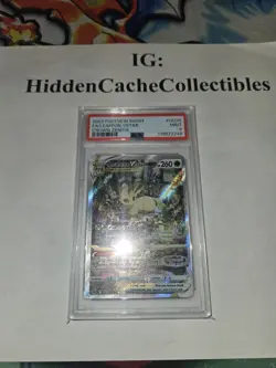 2023 Pokemon Sword And Shield Crown Zenith GG35 Leafeon Vstar PSA 9 Mint - Image 1