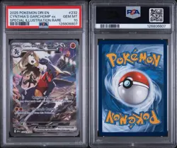 2025 POKEMON Cynthia's Garchomp EX 232/182 SIR Destined Rivals PSA GEM MINT 10 - Image 3