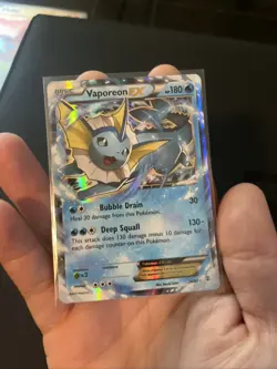 Pokemon TCG Vaporeon EX 24/83 XY Generations Ultra Rare 2016 LP Condition - Image 3