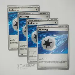 Jet Energy 190/193 Regular x4 - 4x Trainer Playset - Pokemon S&V Paldea Evolved - Image 1