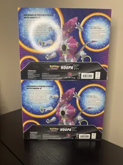 LOT OF 2 POKEMON TCG Hoopa V Box Fusion Strike Sword & Shield SEALED SHIPS NOW 820650809033 - Image 2