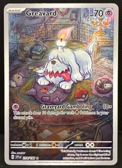 Greavard 214/198 NM - Pokemon TCG Scarlet & Violet Base Set (FAST SHIPPING) - Image 1