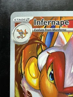 Pokemon Infernape 173/167 Sv06: Twilight Masquerade Holo (NM) - Image 2