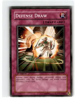 Yu-Gi-Oh! Defense Draw Common DP0S-EN023 Heavily Played 1st Edition - Image 1