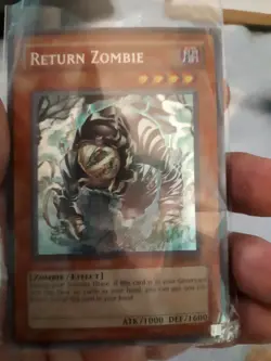 YuGiOh Return Zombie Secret Rare PP01-EN006 Unlimited NM x2 - Image 1