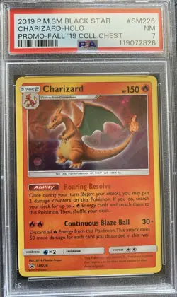 Pokemon TCG Charizard SM226 Black Star Promo Holo Card - Has a swirl see pics🔥 - Image 1