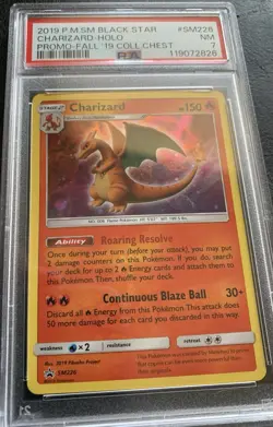 Pokemon TCG Charizard SM226 Black Star Promo Holo Card - Has a swirl see pics🔥 - Image 3