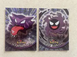 2000 Topps x6 Pokemon Card Lot Ghost/Electric Type Holo Haunter & Gastly NM/LP - Image 3