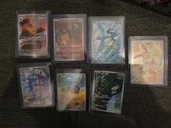 Pokemon TCG X7 Card Full Art Lot - Image 1