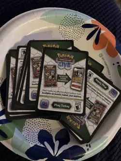 Pokemon TCG Live Online Redeemable Card Codes 100 Mixed Cards - Image 1