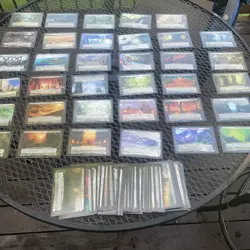 70+ Magic The Gathering MTG OVERSIZED Planechase Card Lot All Sleeved - Image 1
