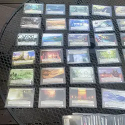 70+ Magic The Gathering MTG OVERSIZED Planechase Card Lot All Sleeved - Image 2
