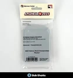 POKEMON CENTER WORLD CHAMPIONSHIPS EXCLUSIVE 65 CARD SLEEVES PIKACHU - Image 2