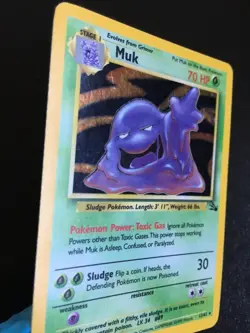 Pokemon Cards TCG - Muk - Holo - Fossil - LP - L - Image 3