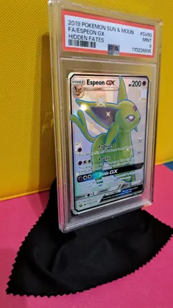 Pokemon TCG SV60/SV94 Espeon GX Full Art Rare Card PSA 9 Hidden Fates - Image 3