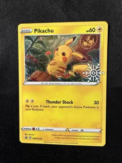 Pikachu - (Holiday Calendar) SWSH153 SWSH: Sword & Shield Promo Cards Holo - Image 1