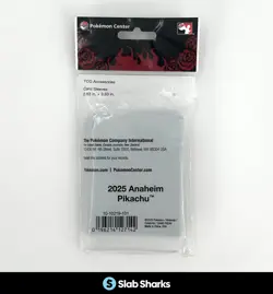POKEMON CENTER WORLD CHAMPIONSHIPS EXCLUSIVE 65 CARD SLEEVES PIKACHU ANAHEIM - Image 2