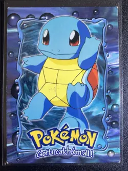 Pokemon Topps Card - #07 Squirtle (E7 of 12) - Image 1