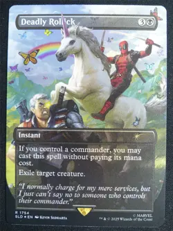 Deadly Rollick Borderless Foil - SLD - Mtg Card #4OU - Image 1