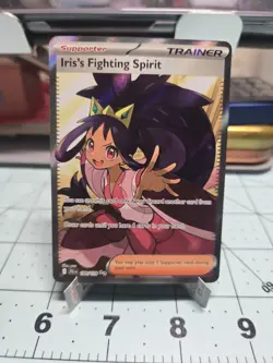 Pokemon TCG Iris's Fighting Spirit Holo Card 180/159, Journey Together - Image 1
