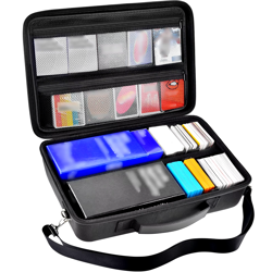 Trading Card Case Storage Box Deck Boxes for 2700+ Standard Card Games. Travel O - Image 2