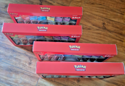 Pokemon Prismatic Evolutions 8 Mini-Tins with Promo Cards Costco 4-Pack - Sealed - Image 3