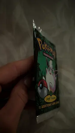JUNGLE (Wigglytuff Art) SEALED Booster Pack WOTC Pokemon Cards - Image 2