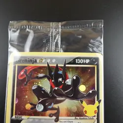 Greninja Gold Star SWSH 144 Pokemon Celebrations Sealed Promo Holo Card - Image 2