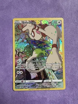 Pokemon Smeargle Swsh12 Silver Tempest Trainer Gallery Holo Card TG10/TG30 - Image 1