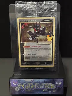 Pokemon Card Greninja Gold Star SWSH144 Celebrations SEALED Black Star Promo NM - Image 1