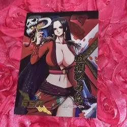 BOA HANCOCK One Piece GSR Sexy Goddess Story Anime Waifu Foil Girl Card 14 - Image 1