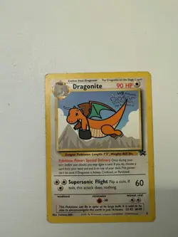 Pokemon Card - Dragonite WB Stamped Movie Promo WOTC Promo Stamped #5 - Image 2