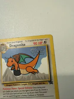 Pokemon Card - Dragonite WB Stamped Movie Promo WOTC Promo Stamped #5 - Image 3