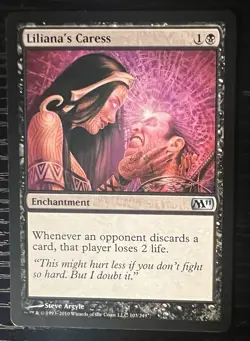 MTG - LILIANA'S CARESS - M11/Core Set 2011 (U) - Image 1