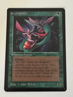 Magic the Gathering MTG Beta Scryb Sprites NM- (Beta Bob) - Image 1