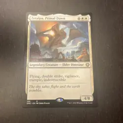 MTG STARTER COMMANDER DECK - Zetalpa, Primal Dawn - Mono White Dinosaurs - Image 1