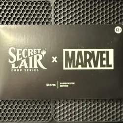 MTG Secret Lair Drop Series x Marvel Storm Rainbow Foil Edition Sealed - Image 1
