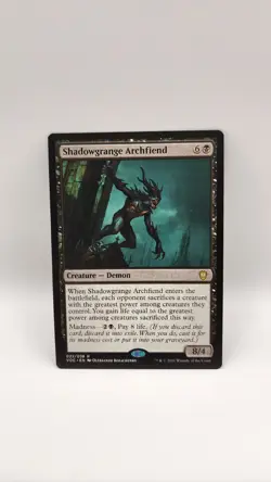 Shadowgrange Archfiend Commander: Innistrad: Crimson Vow 22 Regular - Image 1