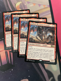 MTG - GADRAK THE CROWN SCOURGE X4 - RARE - M21 - NM - Image 1