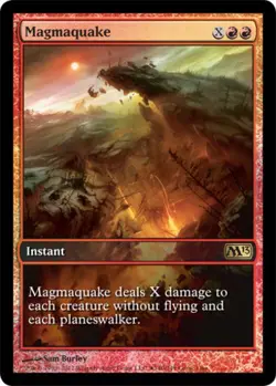 MTG Magmaquake - Game Day Promo, Unique & Misc. Promos, Moderately Played, Engli - Image 1