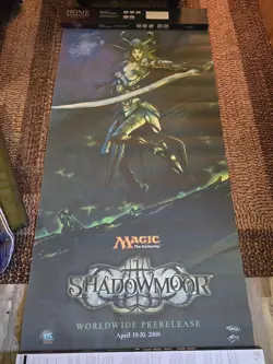 Massive 8' Magic The Gathering TCG 2008 Shadowmoor Dealer Promo Poster 8' x 4' - Image 1