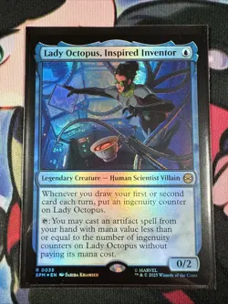 1 x Lady Octopus, Inspired Inventor - Foil - Marvel's Spider-Man - NM-Mint - MTG - Image 1