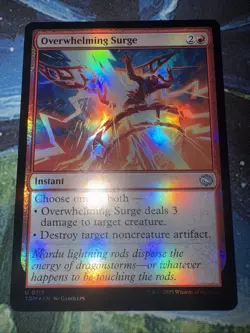 Overwhelming Surge Tarkir: Dragonstorm Foil - Image 1
