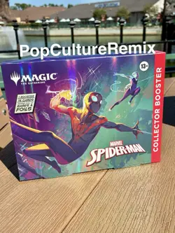 Magic The Gathering Marvel Spiderman Collector Booster Pack IN HAND - Image 1