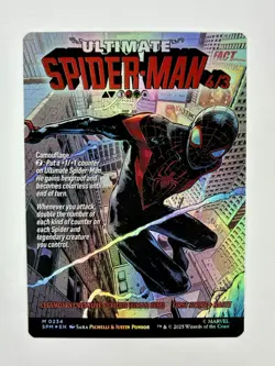 Miles Morales (0234) X1 BORDERLESS FOIL-NM/M- Marvel's Spider-Man - Image 2
